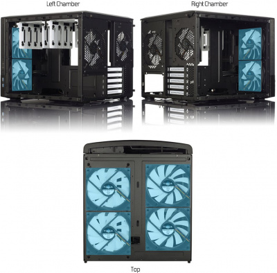 ������ Fractal Design Node 804 Black Window