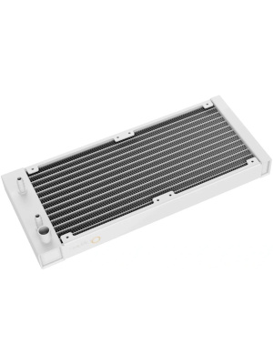 ������� ����������� ���������� Ocypus Sigma L24 EX WH ARGB (290W, 240mm, LED, White, ARGB/ Fans: 2x120mm, 36dBA, 88CFM, 2400RPM/ Pump height 99mm, 27dBA, 3100RPM, Rad thickness 27mm/ S: 1851, 1700, 1200, 115X, AM5, AM4)