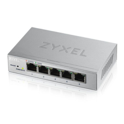 Zyxel GS1200-5-EU0101F Smart ���������� GS1200-5, 5xGE, ����������, ���������, � ���������� VLAN, IGMP, QoS � Link Aggregation