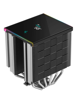����� DEEPCOOL AK620 DIGITAL SE LGA1851/1700/1200/115X/AM5/AM4 (TDP 260W, PWM, DUAL Fan 120mm, 6 ����. ������, ARGB, ������) RET