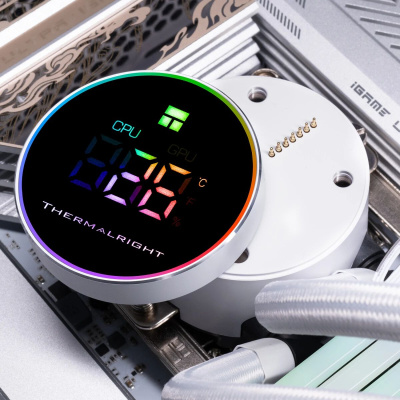 ������� ����������� ���������� Thermalright Frozen Magic 360 Digital ARGB White V2