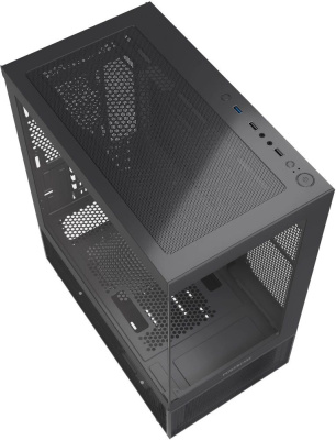 Powercase Vision Micro M2, Tempered Glass, ������, mATX  (CVMBM2-L0)