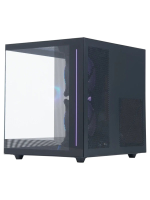 ������ DEFENDER NovaCube MINITOWER Micro-ATX Mini-ITX W/O PSU 3x12cm ARGB Fan 2�USB1.1+3.0 3.5jack ������ c �����