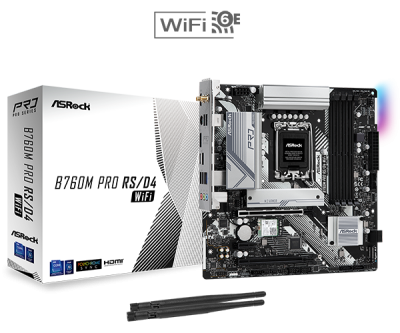 ����������� ����� ASRock B760M PRO RS/D4 WIFI, RTL