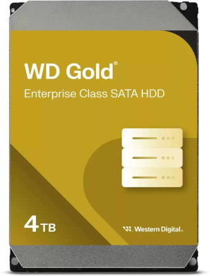 ������� ���� WD SATA-III 4TB WD4004FRYZ Desktop Gold 512E (7200rpm) 256Mb 3.5"