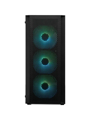 ������ XASTRA A311 4ARGB-C6 Black ATX/Mesh/ full-size TG / 4x120mm FC120 ARGB PWM fans/Argb+PWM HUB 6port/ A311-4FC12A-C6