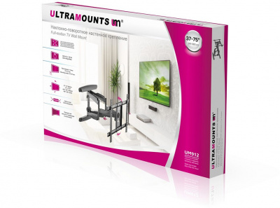  Ultramounts UM 912 37-75" max 45 VESA 600x400 -  