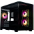 ������ XASTRA QR600M 3ARGB C10-UC Black mATX/Aquarium/Curve Glass /Led Strip/3x120mm ARGB PWM FM fans/ Argb+PWM HUB 10port /Type-C/ QR600M-3FM12A-C10-UC-L