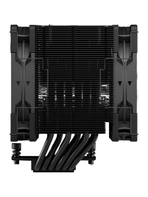 ����� ��� ���������� Scythe Mugen 6 Dual Fan Black Edition (300W, 4-pin PWM, 154mm, Al/Cu, 6x6mm, 2x120mm, 60.29CFM, 26.88dBA, 2000RPM, S: 1851/1700/1200/115X/2011/2066, AM5/AM4, black)