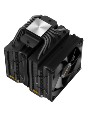 ����� Ocypus Iota A62 BK (260W, 4-pin PWM, LED temp., 158mm, Al/Cu, 6x6mm, 2x120mm, 77CFM, 29dBA, 2000RPM, S: 1851/1700/1200/115X, AM5/AM4, black)