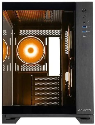 ������ Chieftec Visio ������ ��� �� ATX 2x80mm 4x120mm 2x140mm 1xUSB2.0 2xUSB3.0 audio bott PSU