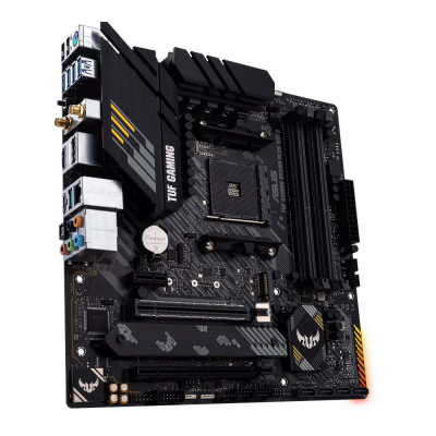 ����������� ����� ASUS [90MB19Y0-M0EAY0] TUF GAMING B550M-PLUS WIFI II /AM4,B550,DUAL M.2,DP,HDMI,WIFI,AURA,MB