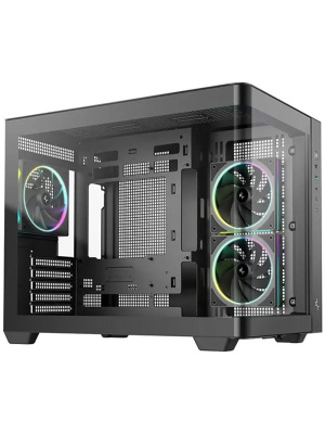 ������ Deepcool CG330U 3F, TG (aquarium), 3x120mm ARGB Fan, mini-ITX, mATX, ������