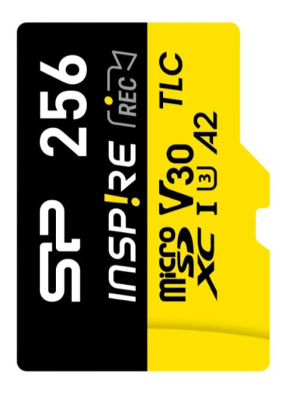 ���� ����� microSDXC 256GB Silicon Power SP256GBSTXLA2V1NSP Inspire V30 A2 w/o adapter