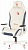 Кресло игровое A4Tech Bloody GC-330 белый крестовина металл