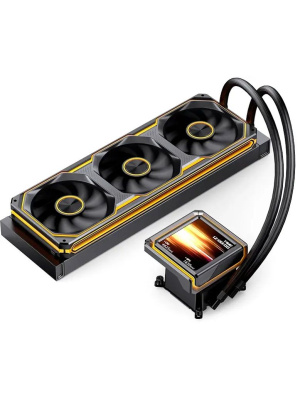 �������� �������� ���������� JONSBO TX-360 Black LGA 1851/1700/1200/115X/AM5/AM4 (TDP 320W, ARGB FAN and ARGB LCD Display PUMP,  PWM, TRIPLE FAN 120mm, ������) RET