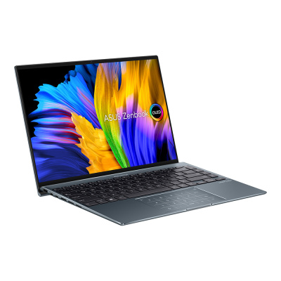  Asus Zenbook 14X OLED UX5401EA-KN146W Pine Grey Core i5-1135G7/8G/512G SSD/14" 2.8K (28801800) OLED Touch/Iris Xe Graphics/WiFi/BT/NumberPad/Win11 (90NB0UQ1-M005H0)