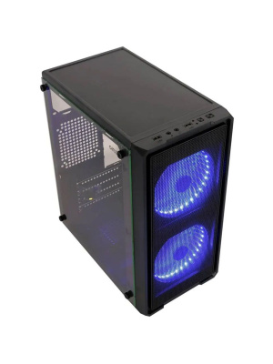 ������ Ginzzu B172 2*USB 2.0,AU FAN 2*12 LED (12LB33) ������� ������ ������ �������� �����