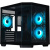 ������ XASTRA QT400M 3ARGB-C6-AC Black mATX/Aquarium/Screewless/3x120mm ARGB PWM FM fans/Argb+PWM HUB 6port/Type-C+USB3.0 (1 USB3.0 ������)/QT400M-3FM12A-C6-AC