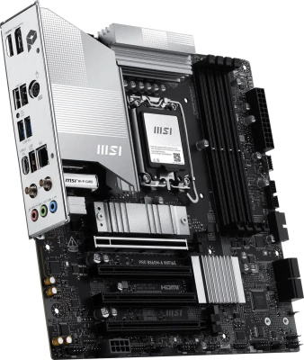 ����������� ����� MSI PRO B860M-A WIFI6E, Socket LGA 1851, Intel B860, mATX, Ret