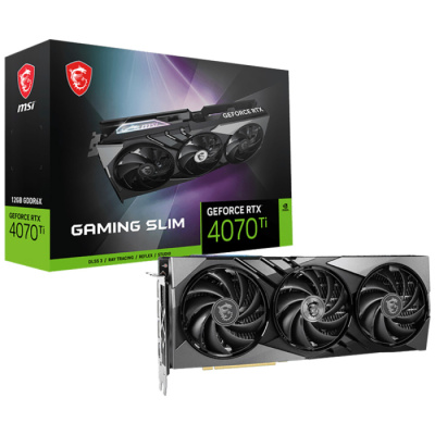  MSI GeForce RTX 4070 Ti GAMING SLIM 12GB, RTL