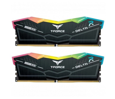  ����������� ������ TEAM GROUP DDR5 TEAMGROUP T-Force Delta RGB 32GB (2x16GB) 8000MHz CL38 (38-48-48-84) 1.4V Black (FF3D532G8000HC38DDC0)