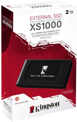 ������������� ���������� SSD Kingston 2TB XS1000 Series SXS1000/2000GA USB3.2 Gen2, Type-C, up to 2000/2000Mbs, 3D TLC