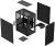 Корпус XASTRA A307M 2BK SI Black A307M-2FC12BK-SI Корпус XASTRA A307M 2BK SI Black A307M-2FC12BK-SI